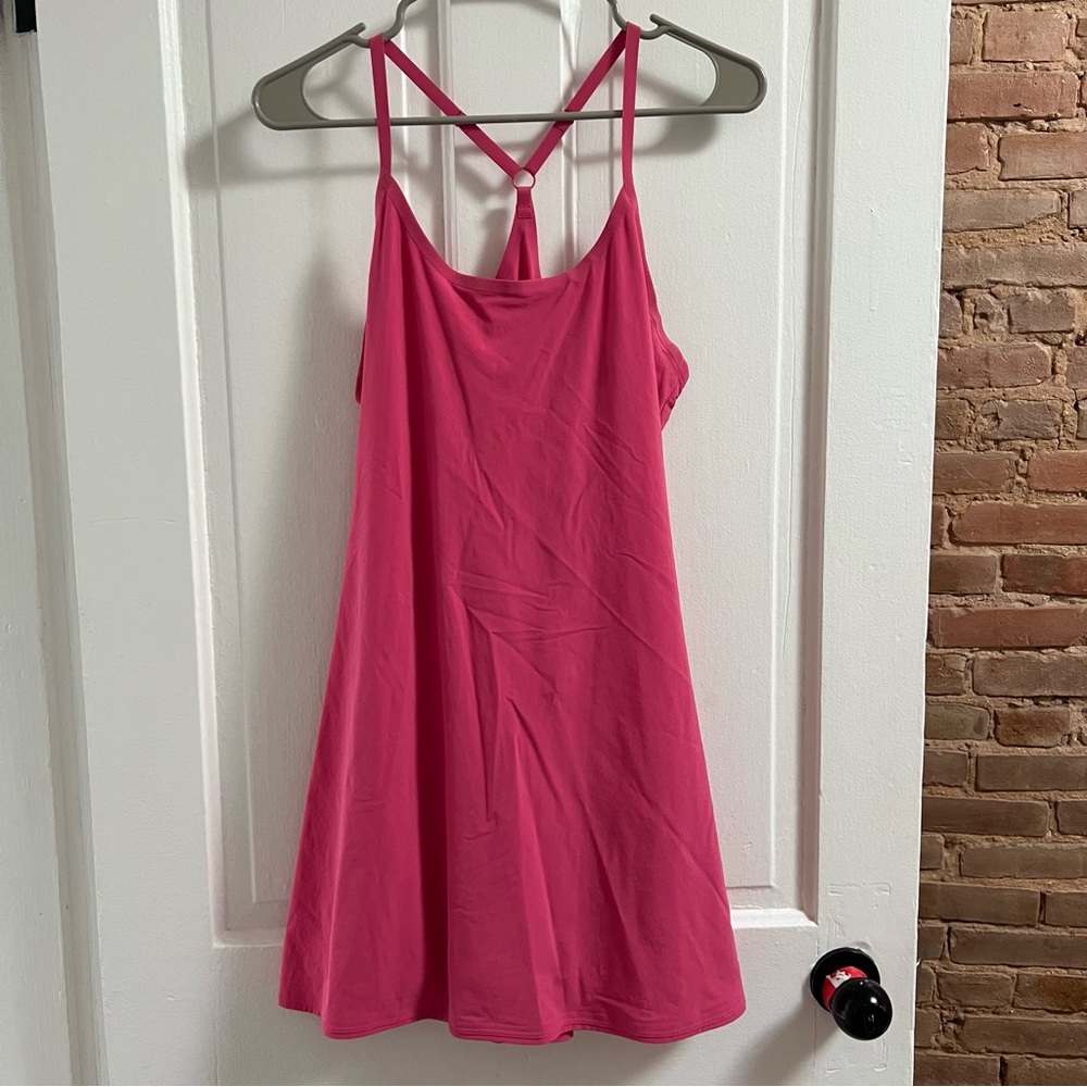 The Exercise Dress by Outdoor Voices - Pink